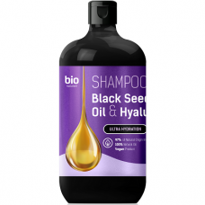 BIO NATURELL šampūnas plaukams su juodųjų sėklų aliejumi ir hialurono rūgštimi, 946 ml