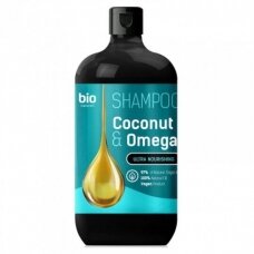BIO NATURELL šampūnas plaukams su kokosų aliejmi ir omega, 946 ml