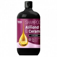 BIO NATURELL šampūnas plaukams su migdolų aliejumi ir keramidais, 946 ml
