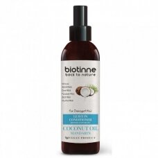 BIOTINNE purškiamas kondicionierius pažeistiems plaukams Coconut Oil & Mandarin, 150 ml
