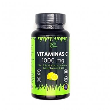 BioVerbena Vitaminas C 1000 mg + Citrusinių Vaisių Bioflavonoidais 60 tab Maisto papildas