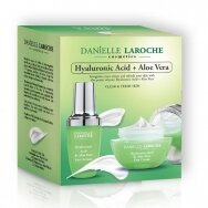 DANIELLE LAROCHE rinkinys kremas veidui ir serumas hialurono rūgštis+Aloe Vera, 30 ml, 50 ml