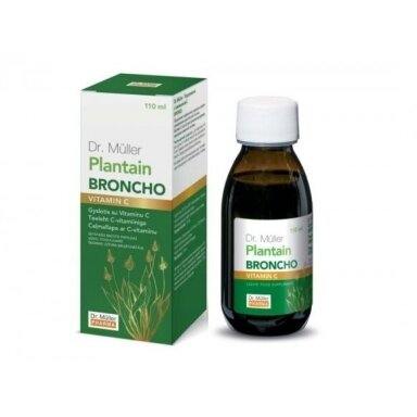 Maisto papildas Dr. Müller Islandinė kerpena su vitaminu C  BRONCHO, 110 ML