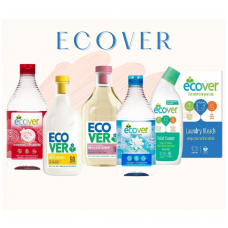 ECOVER - ekologiškos valymo priemonės.