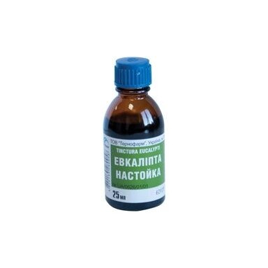 EUKALIPTO TINKTŪRA (IŠTRAUKA), 25 ML EUKALIPTO TINKTŪRA (IŠTRAUKA), 25 ML