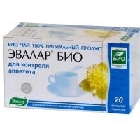 Evalar® Bio arbata apetito kontrolei   20 pakelių