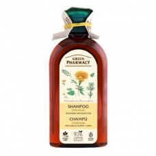 GREEN PHARMACY šampūnas normaliems ir riebiems plaukams Medetka, 350 ml
