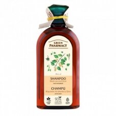 GREEN PHARMACY šampūnas nuo pleiskanų su beržo pumpurais ir cinku, 350 ml