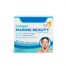Jūrinio kolageno papildai Marine Beauty Shots, 20 vienetų.