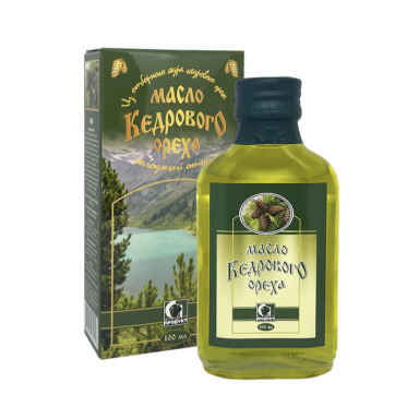 Kedro riešutų aliejus šalto spaudimo, nerafinuotas 100ml