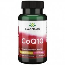 Maisto papildas SWANSON KOFERMENTAS Q10 120 mg 100 kaps.
