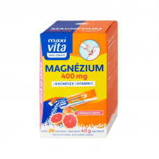 MaxiVita magnis 400 mg + vitaminai C, B6, B1, B12, 20 pak.