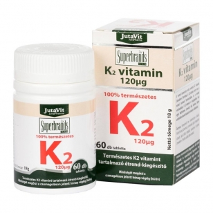 Maisto papildas K2 vitaminas 120mcg JutaVit N60