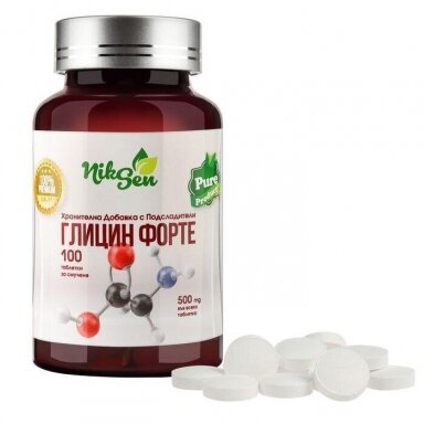 MAISTO PAPILDAS GLICYNE FORTE 100 TAB. "NIKSEN"