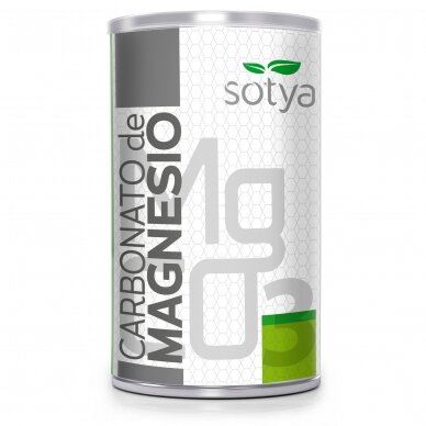 Magnio Karbonatas 100% Maisto papildas 180g (milteliai) 120 dozių