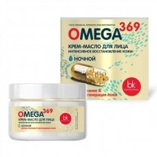 Omega 369 naktinis kremas-aliejus veidui atstatantis, 48 g