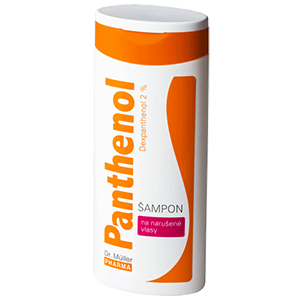 Pantenol šampūnas 2 %  pažeistiems plaukams, 250 ml