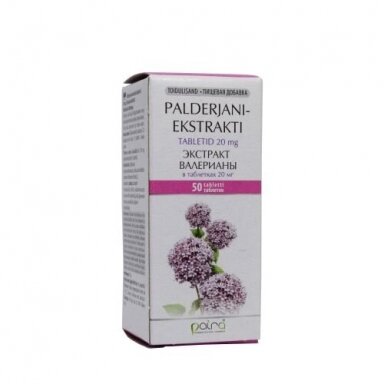 PAIRA VALERIJONŲ EKSTRAKTAS, 50 tablečių PAIRA VALERIJONŲ EKSTRAKTAS, 50 tablečių