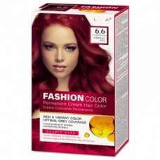 RUBELLA plaukų dažai Vibrant Red 6.6 Fashion Color, 2x50 ml + 15 ml