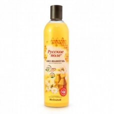 Ruskoje Pole šampūnas-bio visų tipų plaukams medaus, 400 ml