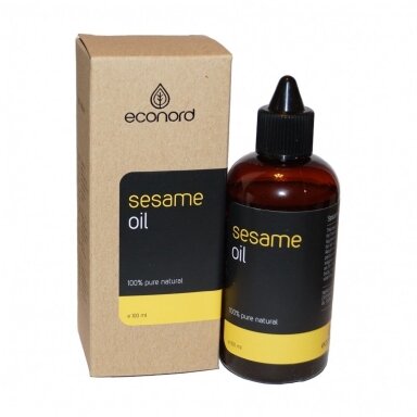 Šalto spaudimo Sezamų aliejus 100ml Šalto spaudimo Sezamų aliejus 100ml