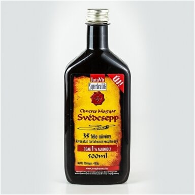 Maisto papildas Švediški lašai JutaVit 500ml. Maisto papildas Švediški lašai JutaVit 500ml.