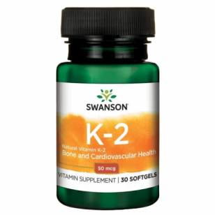 Maisto papildas Swanson vitaminas K2 30 kaps.