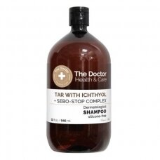 THE DOCTOR šampūnas Sebo-Stop su degutu ir ichtiolu, 946 ml
