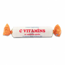 Vitaminas C tabletės, apelsinų skonio, N10