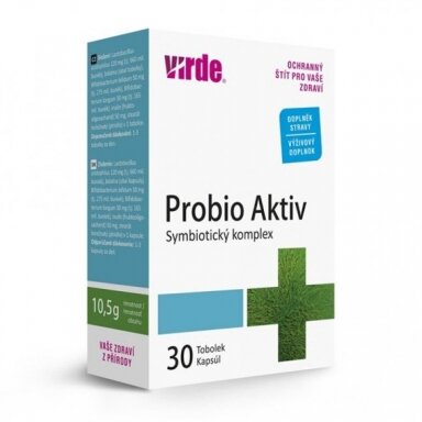 Virde probio aktiv gerosios bakterijos (probiotikai), 30 kapsulių