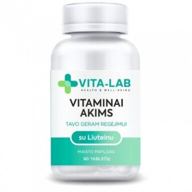 VITA-LAB maisto papildas Vitaminai akims su Liuteinu, N90 VITA-LAB maisto papildas Vitaminai akims su Liuteinu, N90